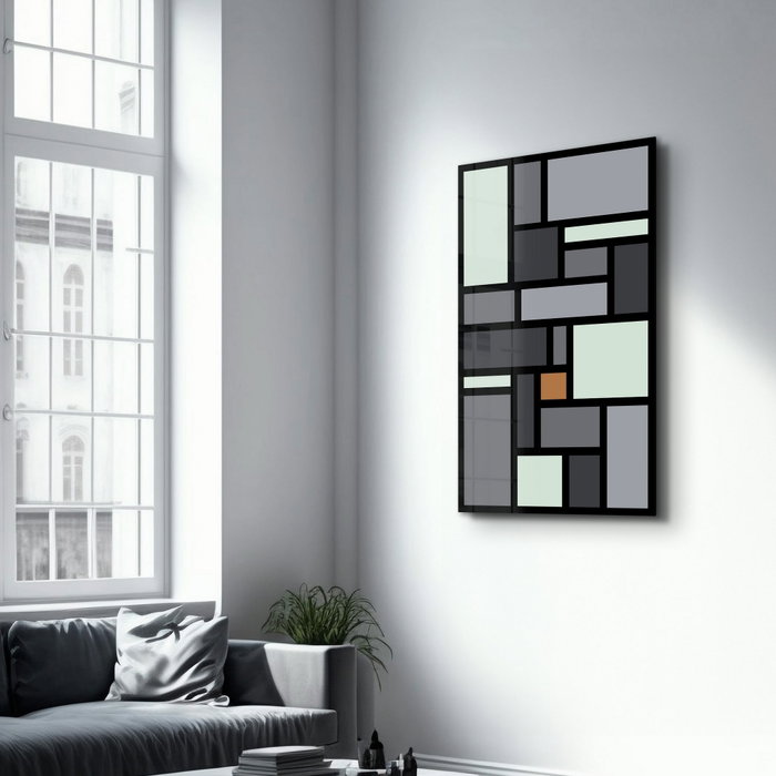 Wallity Pintura Decorativa de Vidrio Templado Multicolor 46 x 72 cm Wallity Pintura Decorativa de Vidrio Templado Multicolor 46 x 72 cm